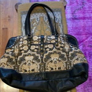 Patricia Nash "Montieri" Embroidered Weekender Bag